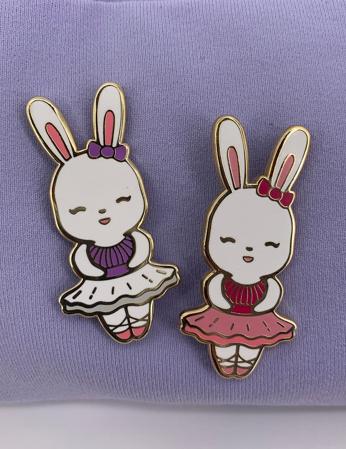 Blushy Tutu Bunny Aurora Pin