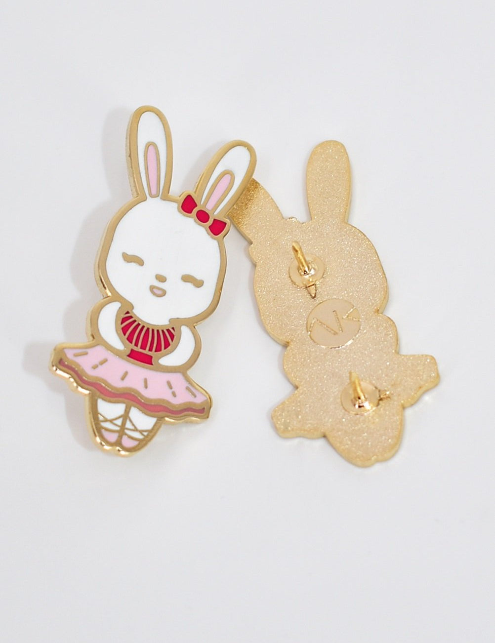 Blushy Tutu Bunny Aurora Pin
