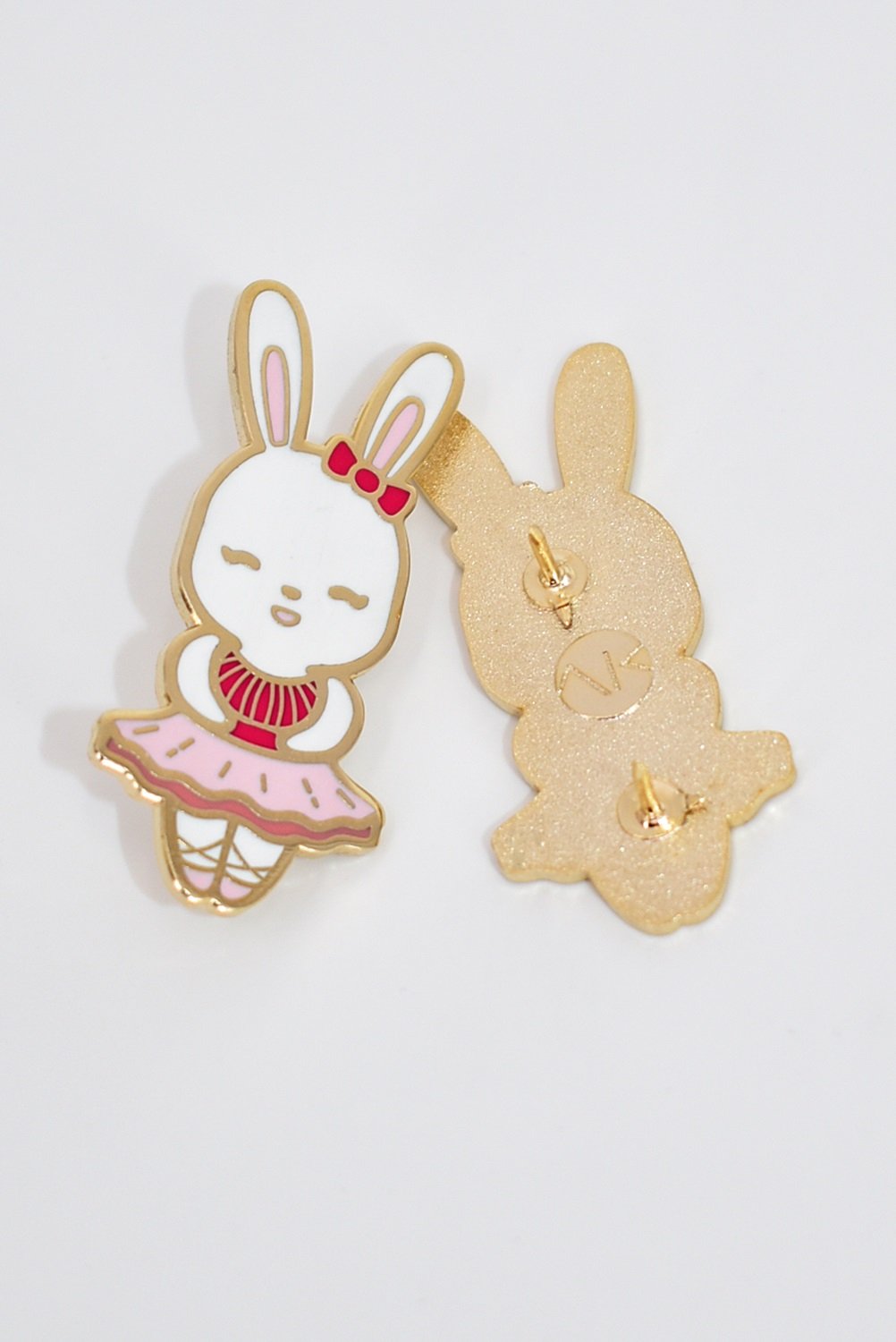 Blushy Tutu Bunny Aurora Pin