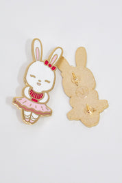 Blushy Tutu Bunny Aurora Pin
