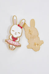 Blushy Tutu Bunny Aurora Pin