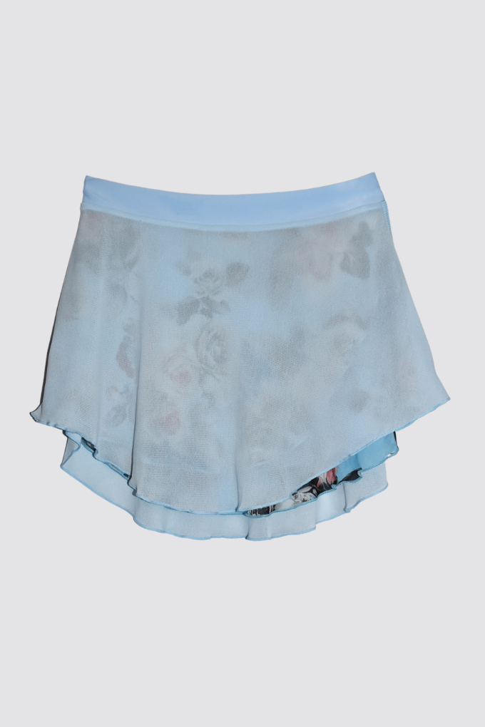 AYLA AK2in1 Reversible Pull-on Skirt in Rose Garden ∙ Day Bloom
