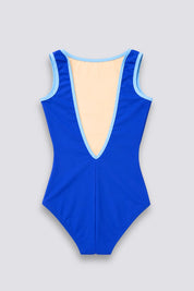 ANA AK2in1 Boatneck Leotard in Motley · Bluetide
