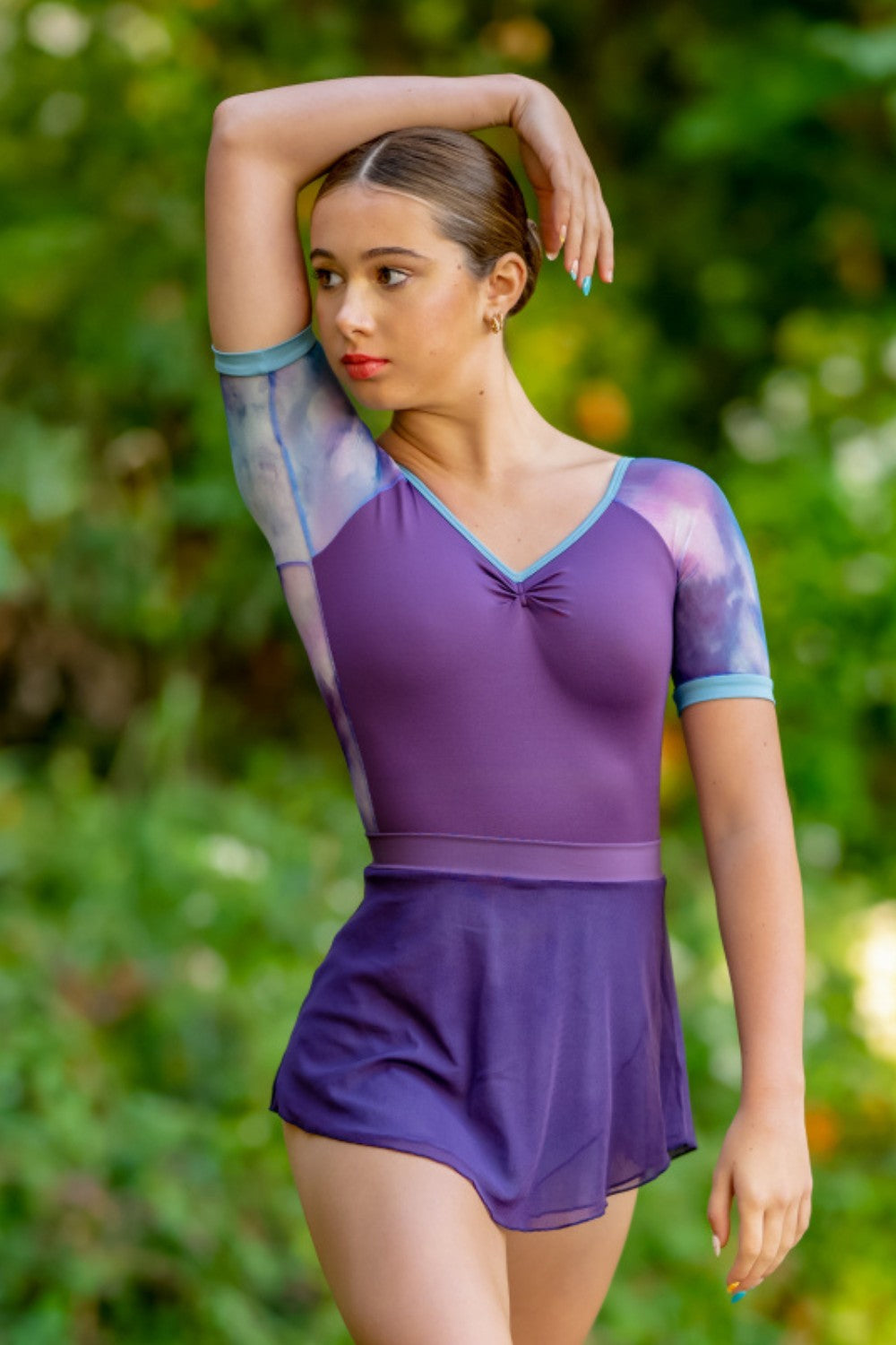 AYLA LuxMesh™ AK2in1 Pull-On Skirt in Allure · Sunset