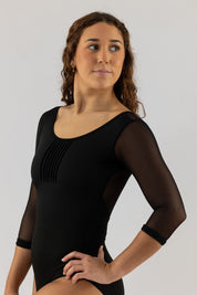 CELIA in CoreKnit™ Long Sleeve Leotard