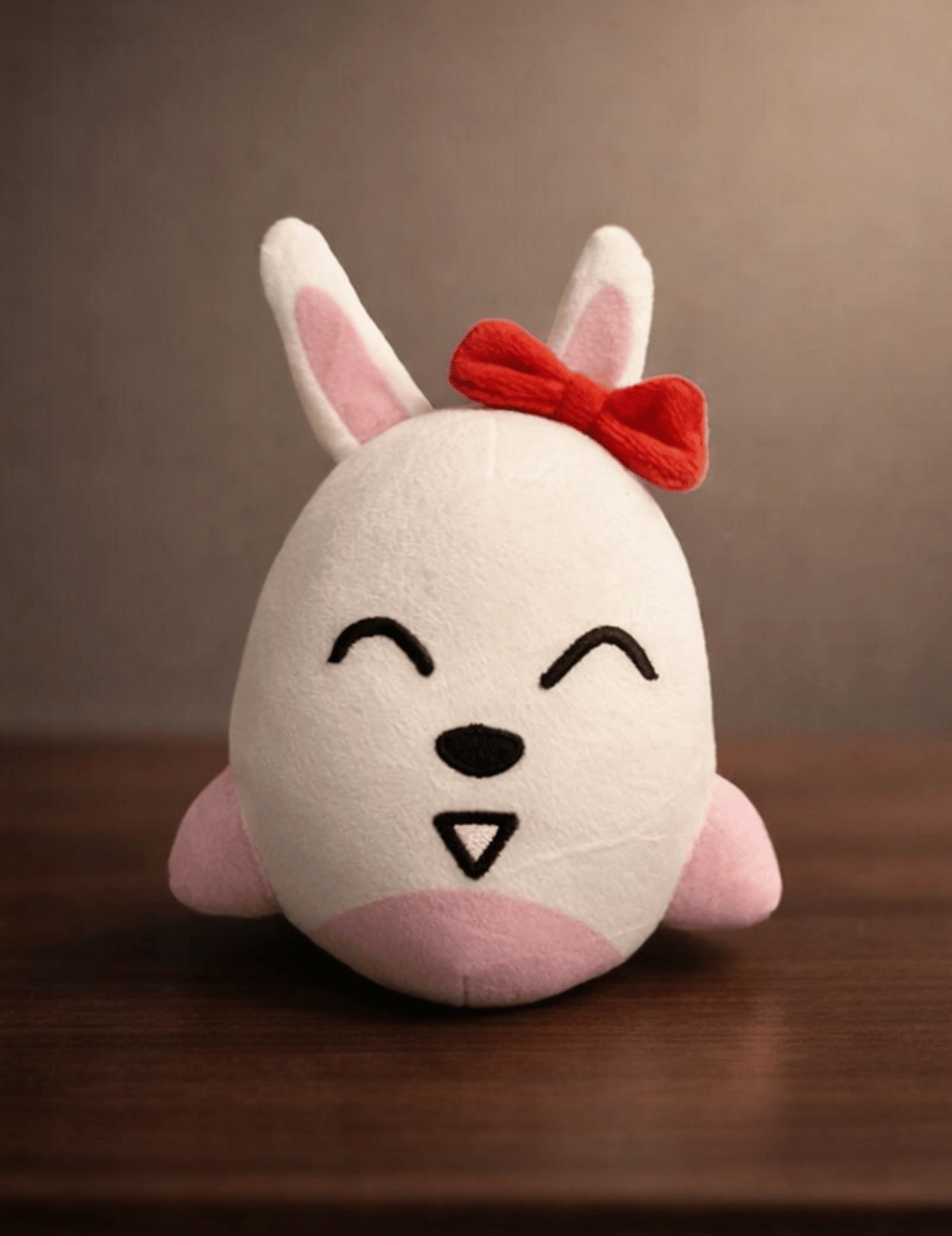 Motleyville Puffy Plush Charm Keychain - Blushy