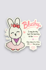 Motleyville™ Blushy Oversized Vinyl Sticker