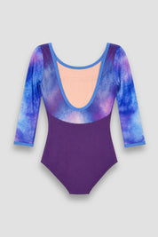 CELIA Sleeve Leotard in Allure · Sunset