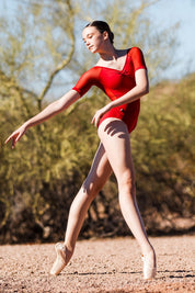 CHLOE CoreKnit™ Sleeve Leotard