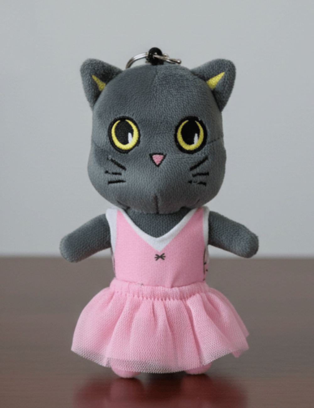 Motleyville Plush Doll Charm Keychain - Cocoa