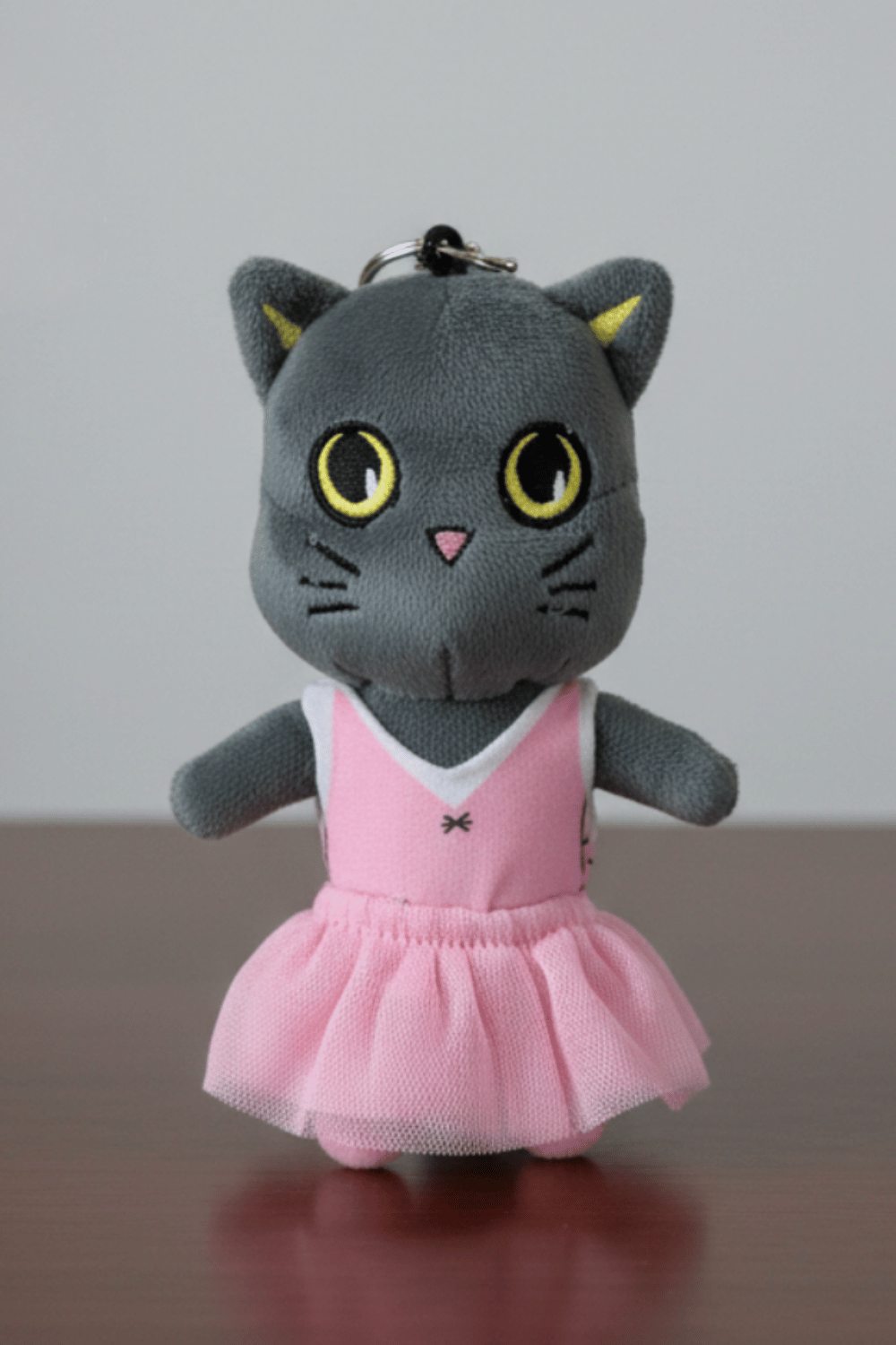 Motleyville Plush Doll Charm Keychain - Cocoa