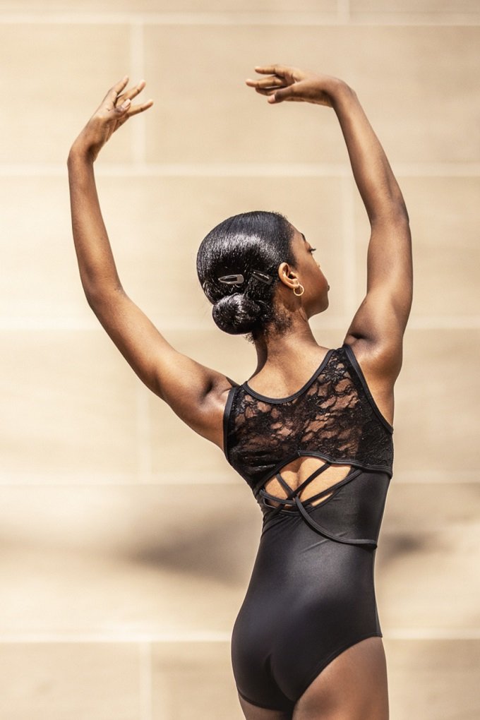 EBONY in Diane Lace · Black
