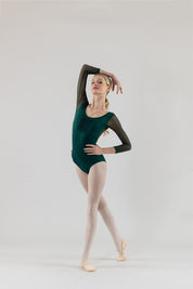 CELIA in CoreKnit™ Long Sleeve Leotard