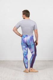 NOAH AeraKnit™ Men’s Footless Ballet Tights Legging in Allure Sunset