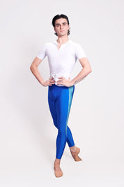 NOAH Men’s Footless Ballet Tights Legging in Motley · BlueTide