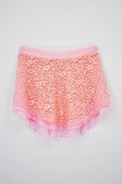 Last Call: AYLA AK2in1 Reversible Pull-on Skirt in HANA Lace · Pink