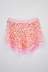 Last Call: AYLA AK2in1 Reversible Pull-on Skirt in HANA Lace · Pink
