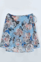 Wrap Skirt in Rose Garden · Day Bloom
