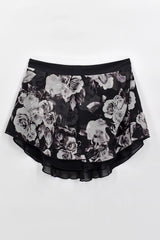 AYLA AK2in1 Reversible Pull-on Skirt in Rose Garden ∙ Night Bloom