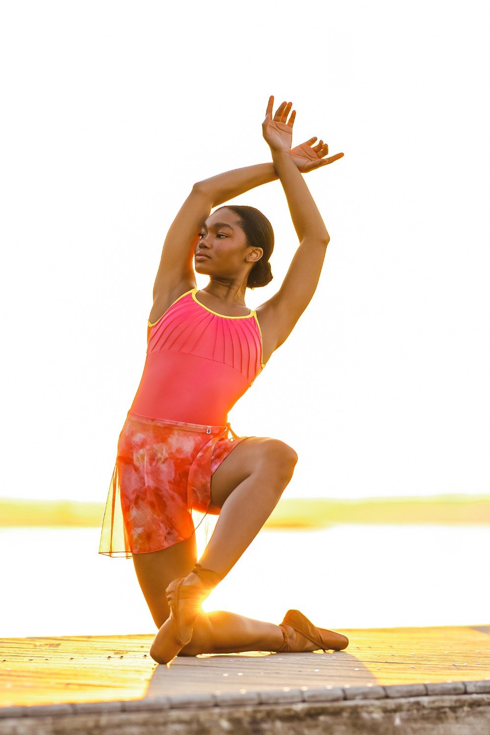 LuxMesh™ Wrap Skirt in Allure | Sunrise