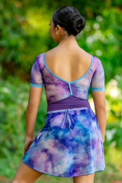 LuxMesh™ Wrap Skirt in Allure · Sunset