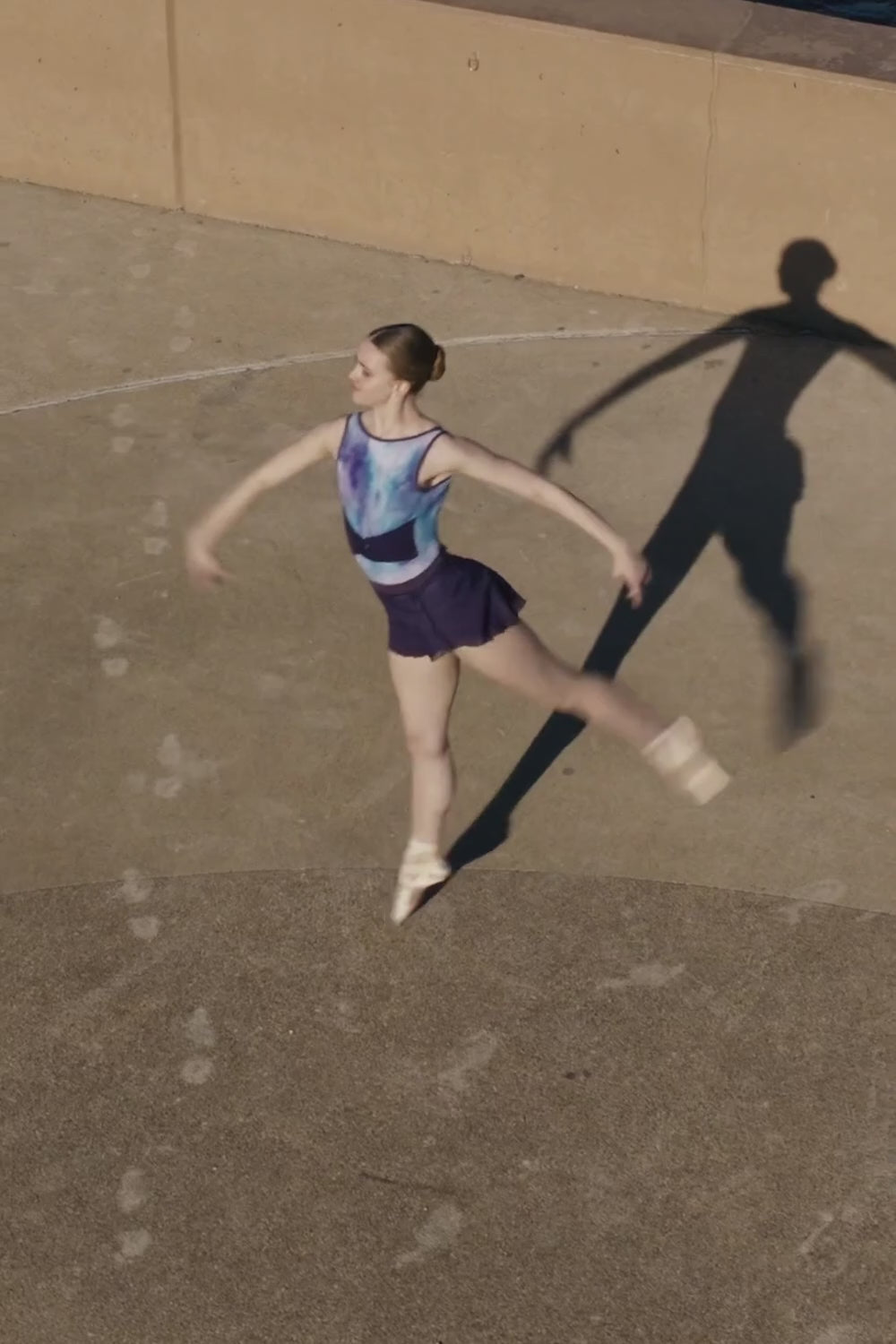 ANA AK2in1 Boatneck Leotard in Allure · Sunset